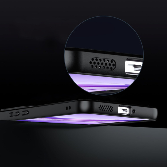 Etui do Vivo V50 Lite 4G / 5G, do MagSafe, ERBORD Matt Case, czarny