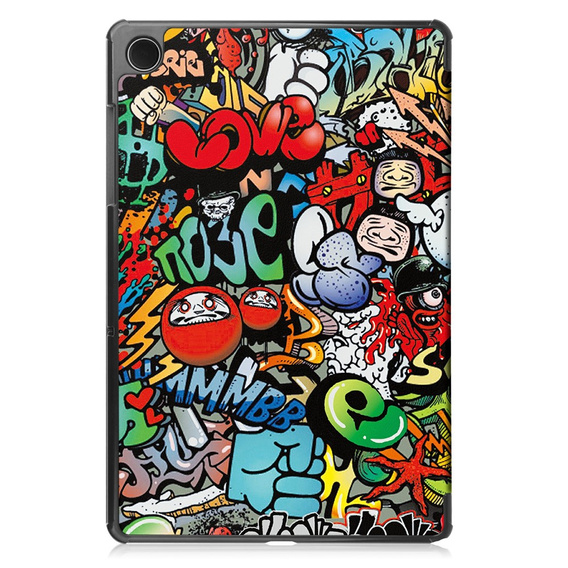 Etui do Samsung Galaxy Tab A11+/A9+, Smartcase, Graffiti