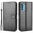 Etui z klapką do Motorola Moto G52 / G82 5G, Crazy Horse Wallet, czarne