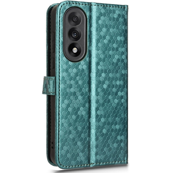 Etui z klapką do OnePlus Nord 5, Wallet Rhombus, zielone