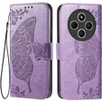 Etui z klapką do Xiaomi Redmi 14C / Xiaomi Poco C75, Butterfly, fioletowe