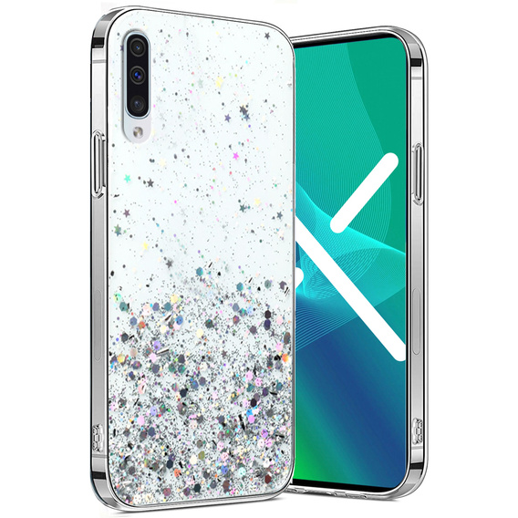 Etui do Samsung Galaxy A50/A50S/A30S, Glittery, przezroczyste