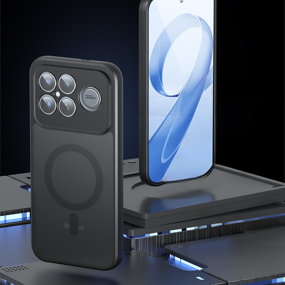 Etui do Xiaomi Poco F8 Ultra, do MagSafe, ERBORD Matt Case, czarny