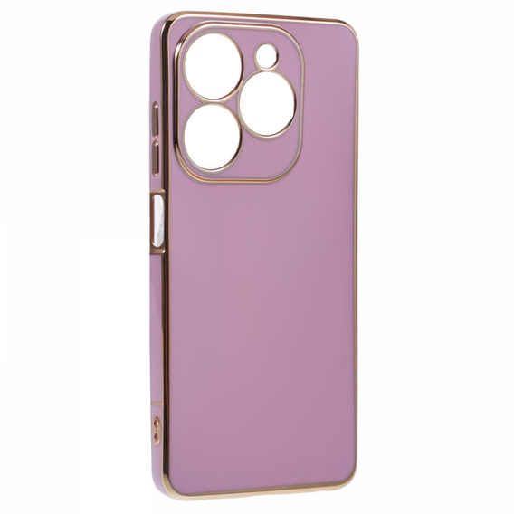 Etui do Infinix Hot 40i, Glamour CamShield, fioletowe