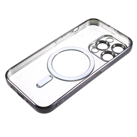 Zestaw Etui do iPhone 14 Pro, MagSafe Hybrid, czarne + Szkło