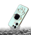 Etui do Oppo Reno 13, Astronaut, zielone