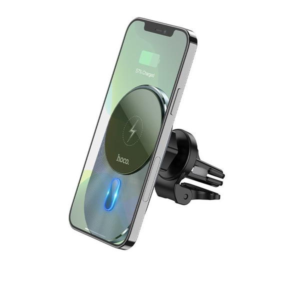 Uchwyt samochodowy z ładowaniem MagSafe do iPhone 12 / 13 / 14 / 15 / 16 / Pro / Max - HOCO CA91