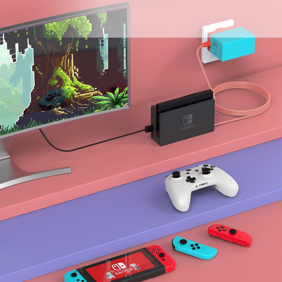 Zasilacz USB-C 39W z kablem USB-C do Nintendo Switch OLED/Switch Lite/Switch/Switch 2