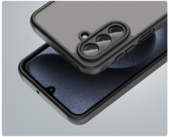 Etui Matt Case do Samsung Galaxy A17 5G, matowe z czarną ramką