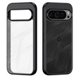 Etui DuxDucis do Google Pixel 9 / Google Pixel 9 Pro, Aimo case, przezroczyste / czarne