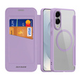 Etui Dux Ducis do Samsung Galaxy S25 Edge, Skin X Pro, MagSafe, fioletowe