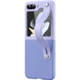 Etui Wristband Kickstand do Samsung Galaxy Z Flip5 5G, Niebieskie / Fioletowe