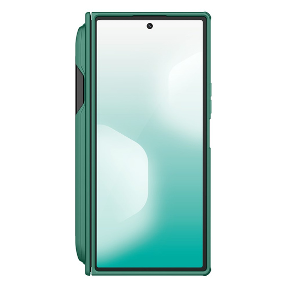 Etui NILLKIN do Samsung Galaxy Z Fold7, Frosted Shield, z rysikiem, zielone