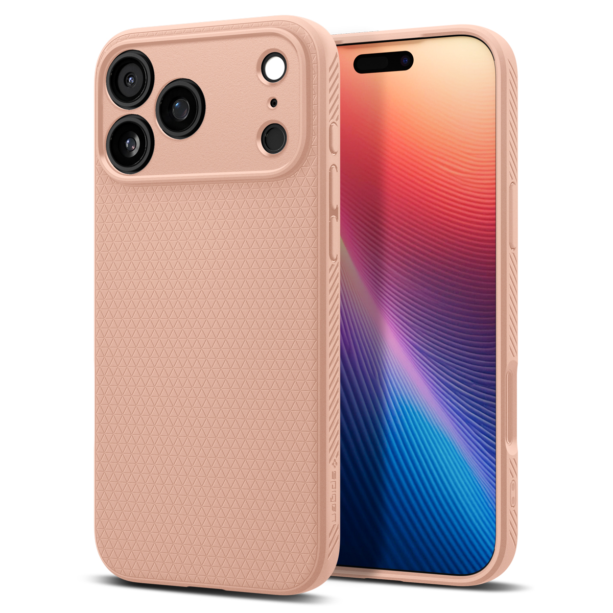 Etui Spigen do iPhone 17 Pro Max, Liquid Air, Rose Titanium