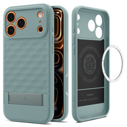 Etui Spigen do iPhone 17 Pro Max, Parallax Mag, do MagSafe, zielone