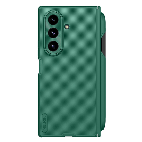 Etui NILLKIN do Samsung Galaxy Z Fold7, Frosted Shield, z rysikiem, zielone