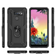 Etui pancerne do LG K50S, Nox Case Ring, czarne