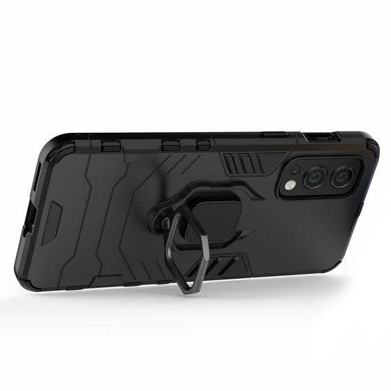 Etui do OnePlus Nord 2 5G, Kickstand Ring, czarne