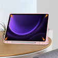 Etui do Samsung Galaxy Tab S9 FE / S10 FE, Smartcase z miejscem na rysik, różowe