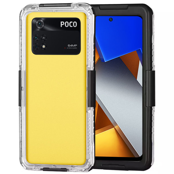 Etui Wodoodporne IP68 do Xiaomi Poco M4 Pro 4G, Black