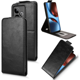 Etui z klapką do Realme GT 7 / 7T, Flip, czarne