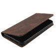 Etui do Samsung Galaxy A54, ERBORD Vintage portfel z klapką, kawowe