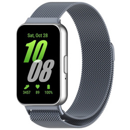 Bransoleta Milanese do Samsung Galaxy Fit 3, Szara