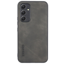 Etui do Samsung Galaxy A54 5G, ERBORD Business, z blaszką do uchwytów samochodowych, szare