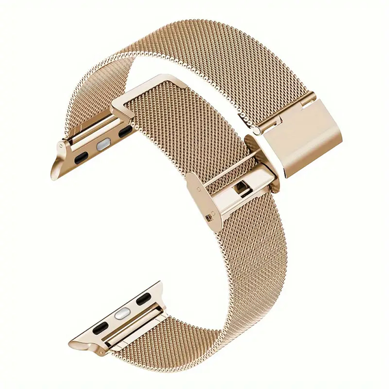 Bransoleta + Etui z Osłoną na Ekran do Apple Watch 10/11 42mm, Złota