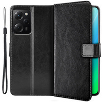 Etui z klapką do Xiaomi Poco X5 Pro 5G, Wallet, czarne