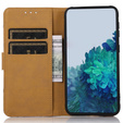 Etui z klapką do Motorola Moto E13, Wallet, Flower Tree pomarańczowe