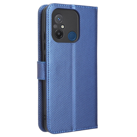 Etui z klapką do Xiaomi Redmi 12C, Wallet, Smart Magnet, niebieskie