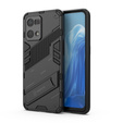 Etui do Oppo Reno7 4G, Military kickstand, czarne