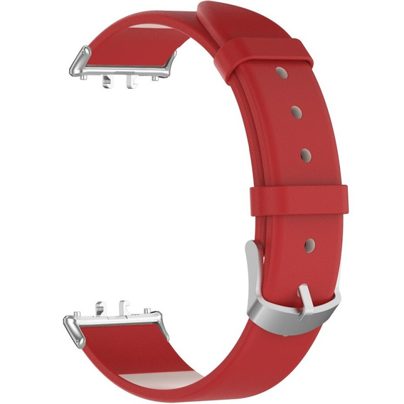 Pasek Skórzany do Samsung Galaxy Fit 3, Czerwony