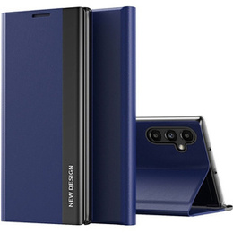Etui z klapką do Samsung Galaxy A14 4G/5G, Side Magnetic, granatowe