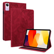 Etui do Xiaomi Redmi Pad SE 11", Motyle, czerwone