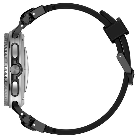 Pasek Silikonowy do Samsung Galaxy Watch 8 / 8 Classic, Czarny