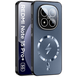 Etui ochronne do Xiaomi Redmi Note 15 Pro Plus 5G / Poco M8 Pro 5G, do MagSafe, granatowe