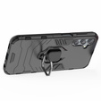 Etui do Samsung Galaxy M34, Kickstand Ring, czarne