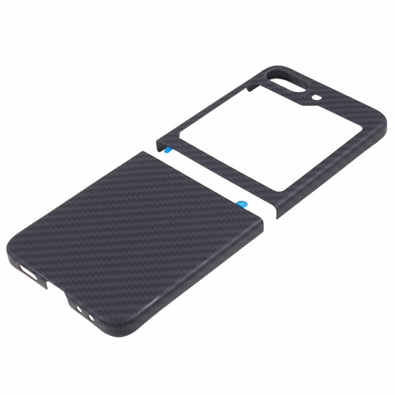 Etui do Samsung Galaxy Z Flip5 5G, karbonowe Carbon Fiber, czarne