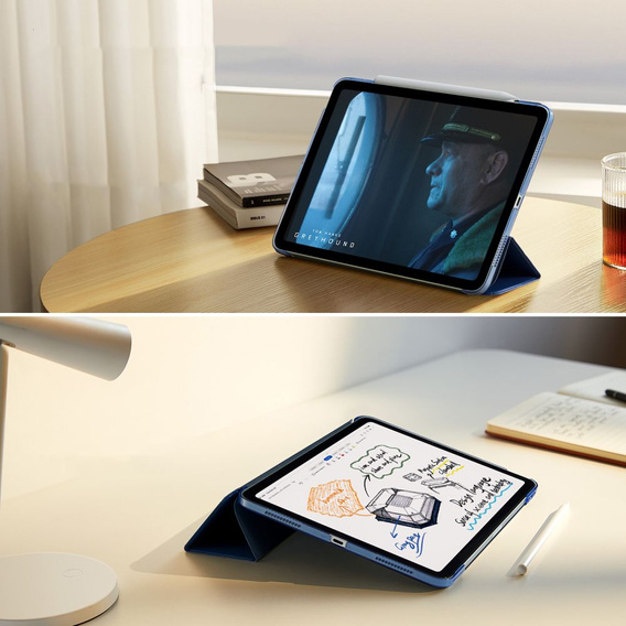 Etui do iPad Air 11" 2025/2024 (7/6 gen.) / Air 10.9" 2022/2020 (5/4 gen.), ESR Ascend Trifold, granatowe