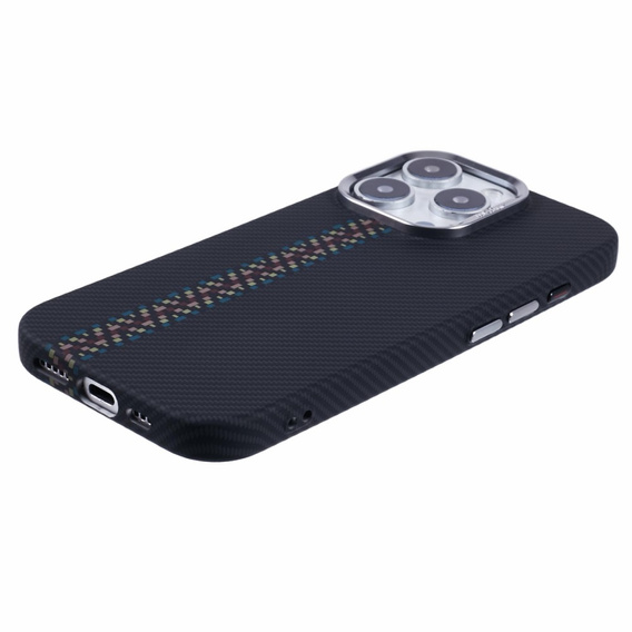 Etui do iPhone 16 Pro, Carbon Fiber MagSafe, czarne
