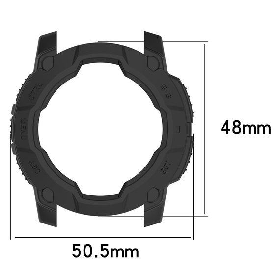 Etui ochronne z TPU do Garmin Instinct E 45mm – czarne