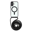 Etui do iPhone 17, Electro MagSafe, czarne + Smycz