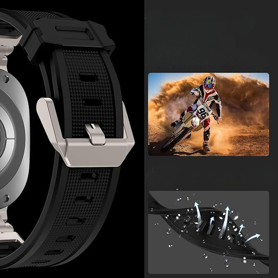 Pasek ERBORD ProTech do Samsung Galaxy Watch Ultra 47mm (2025 / 2024), Czarny