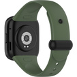 Pasek Silikonowy do Xiaomi Redmi Watch 3, Zielony / Czarny