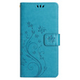 Etui z klapką do Xiaomi Redmi Note 13 Pro+, Butterfly, niebieskie