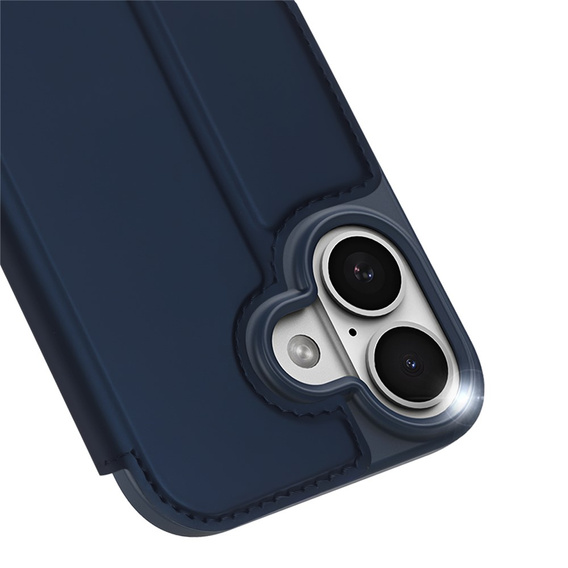 Etui z klapką Dux Ducis do iPhone 17, Skin Pro, granatowe