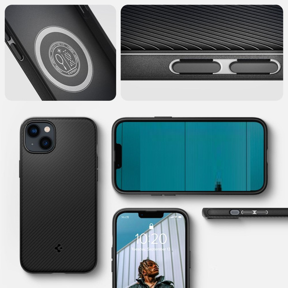 Etui SPIGEN do iPhone 14 Plus / 15 Plus, Mag Armor, Matte Black