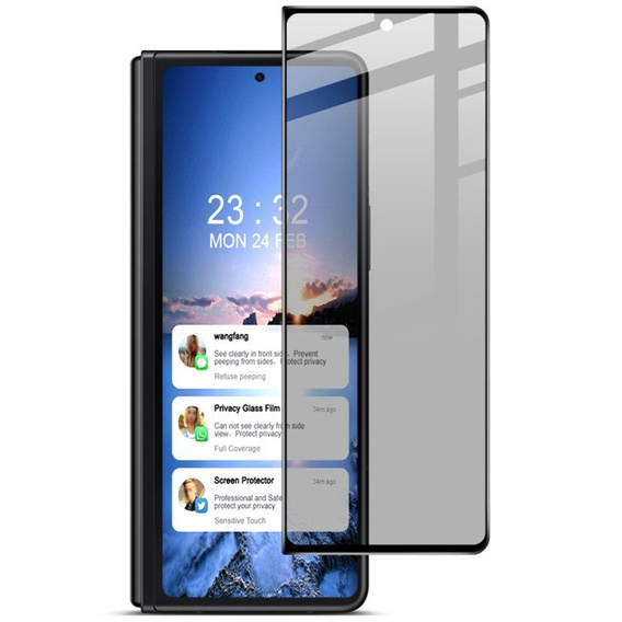 Szkło Hartowane IMAK Full Cover do Samsung Galaxy Z Fold4 5G - Black